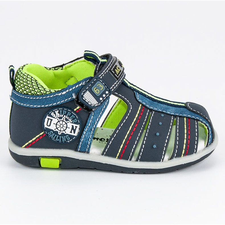 American Club Americké džínové sandály modrý