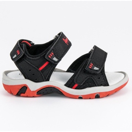 American Club Černé americké sandály černá