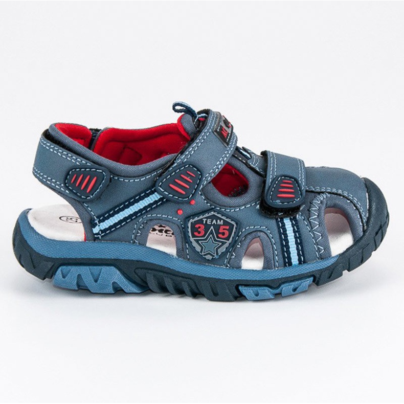 American Club Sandály amerického chlapce modrý