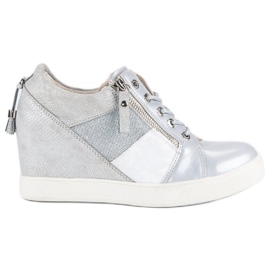 Kylie Módní tenisky na klínku šedá