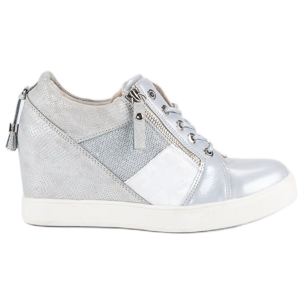 Kylie Módní tenisky na klínku šedá