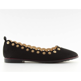 Černá dámská balerína HW289 černá černý