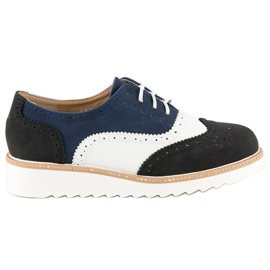 Vázané dámské boty černý