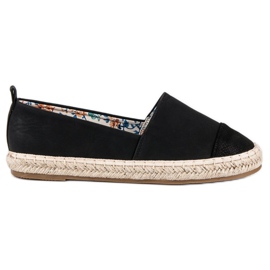 Marquiz Černé světlé espadrilky černá Marquiz Černé světlé espadrilky černá