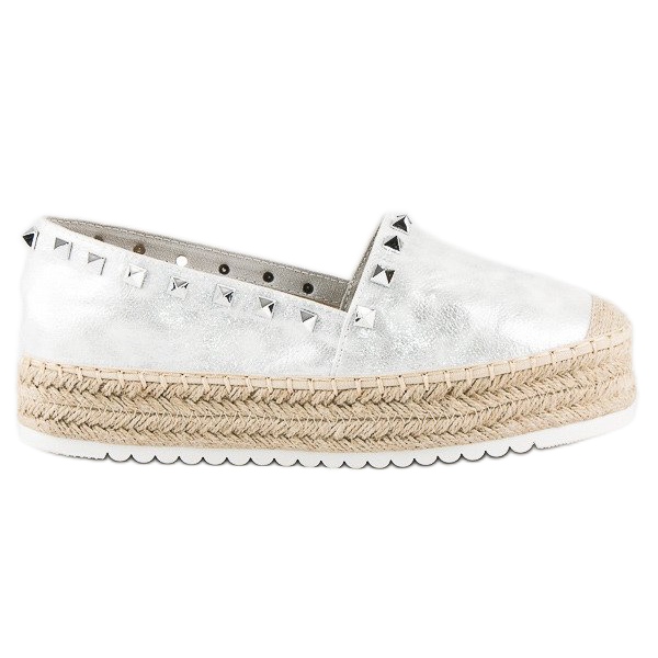 Forever Folie Espadrilky na platformě šedá Forever Folie Espadrilky na platformě šedá