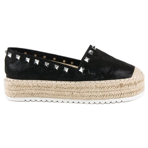 Forever Folie Espadrilky na platformě černá Forever Folie Espadrilky na platformě černá
