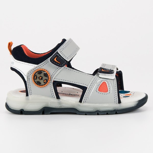 American Club Sandály pro chlapce šedá