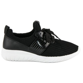 Textilní sportovní obuv černá Textilní sportovní obuv černá