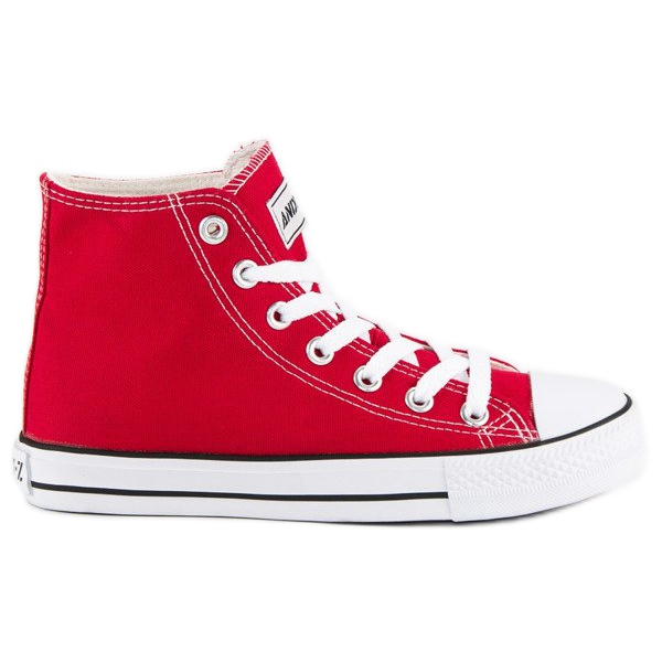 Andy Z Klasické tenisky nad kotník červené