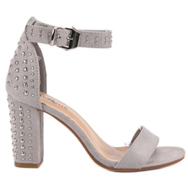 Marquiz Dámské sandály v šedé barvě šedá Marquiz Dámské sandály v šedé barvě šedá