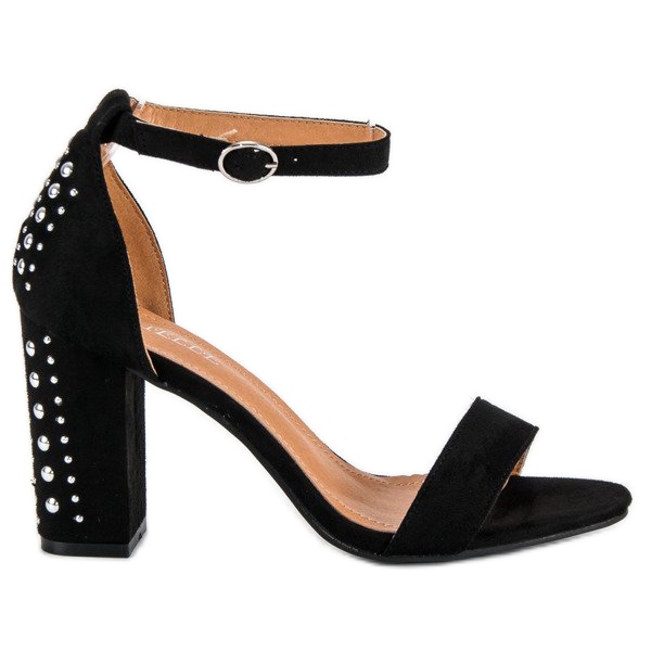 Bestelle Elegantní sandály na sloupku černá Bestelle Elegantní sandály na sloupku černá