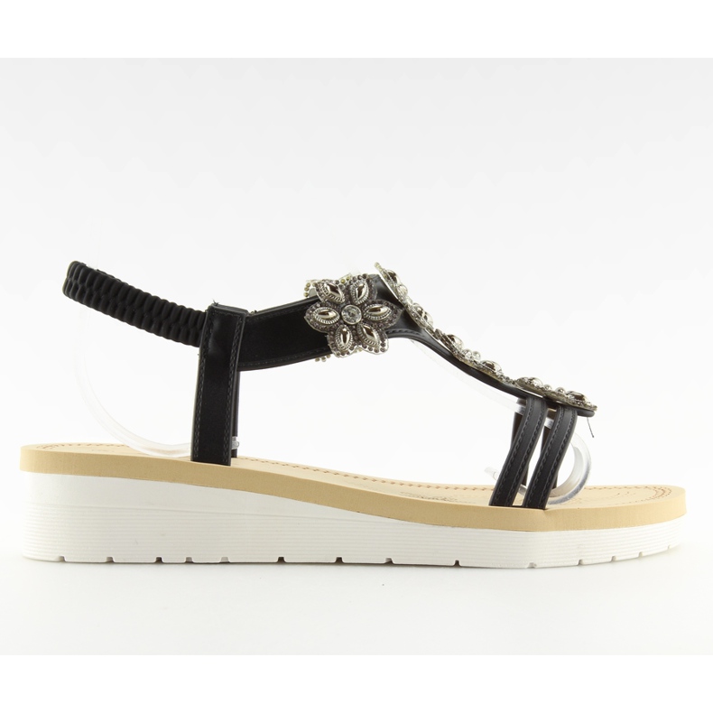 Černé dámské sandály velmi pohodlné 981 Black černá