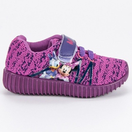 Tenisky na suchý zip Disney fialová