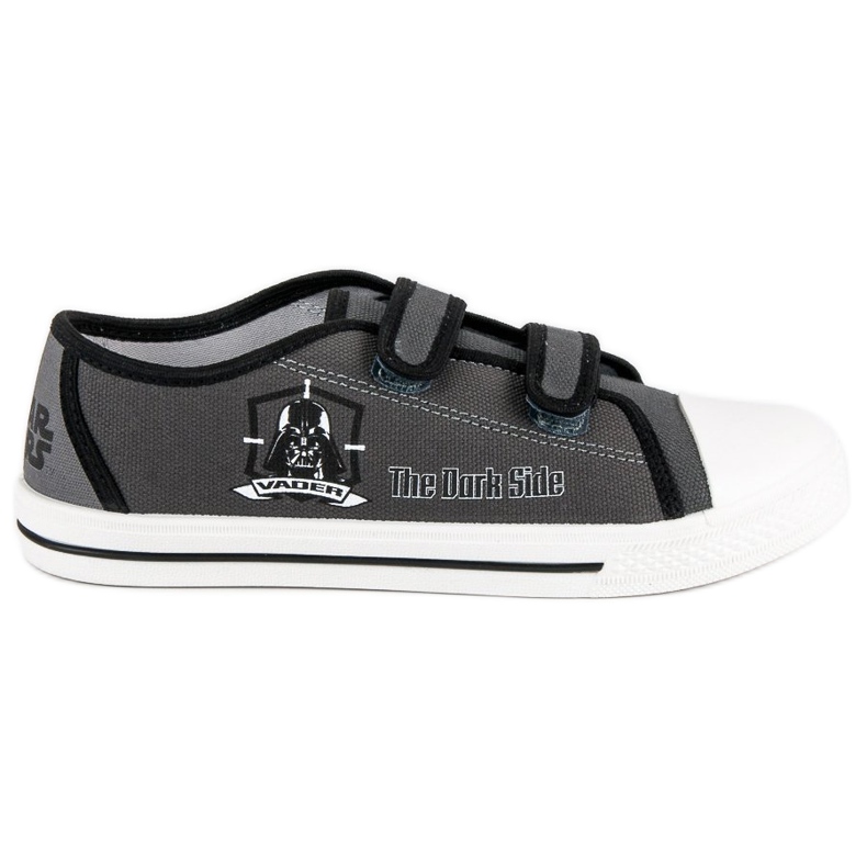 Tenisky Star Wars na suchý zip šedá