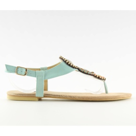 Žabky mint 4111 L.BLUE modrý