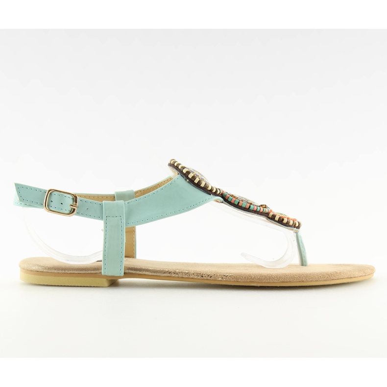 Žabky mint 4111 L.BLUE modrý