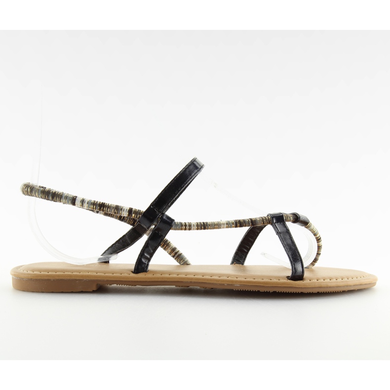 Černé sandály 5130 černé černá Černé sandály 5130 černé černá