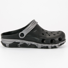 Hasby Černé pánské pantofle černý