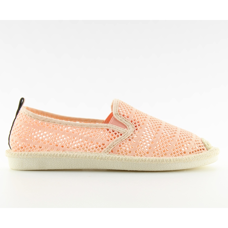 Růžové síťované espadrilky 35503 Rosa růžový Růžové síťované espadrilky 35503 Rosa růžový