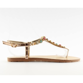 Růžové žabky na šampaňské H8-70 růžový