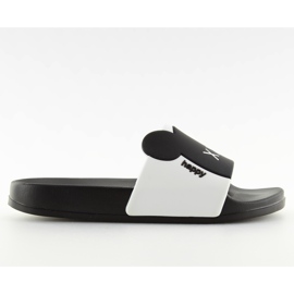 Silikonové pantofle XoXo černé J10761B Black černá