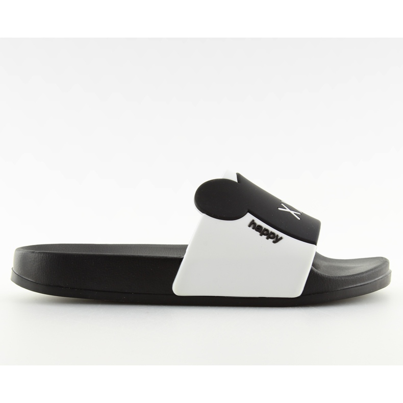 Silikonové pantofle XoXo černé J10761B Black černá