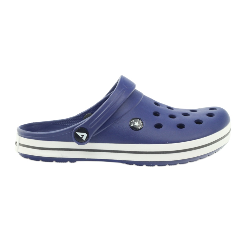 American Club Crocs dřeváky pantofle tmavě modré sandály námořnická modrá