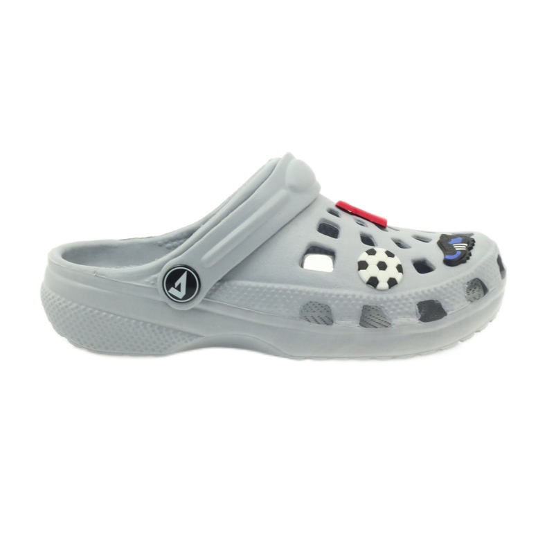 American Club Clogsy pantofle Ronaldo šedé americké šedá