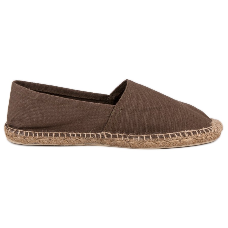 Hnědé espadrilky hnědý vícebarevný