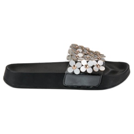 Stylové pantofle meliski vices šedá Stylové pantofle meliski vices šedá