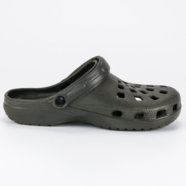 Tmavě zelené pánské pantofle zelený