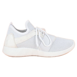 Bílé nazouvací boty bílý