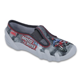 Dětské boty Befado 290X166 šedá červený