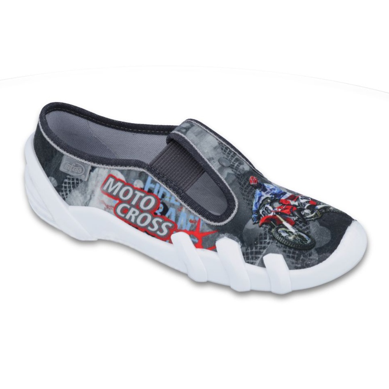 Befado ostatní dětské boty 290Y167 šedá červené Befado ostatní dětské boty 290Y167 šedá červené