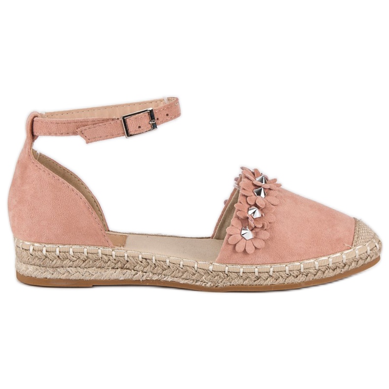 Růžové espadrilky růžový