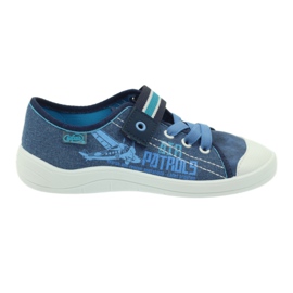 Pantofle chlapecké Sneakers Befado 251y092 modrý námořnická modř
