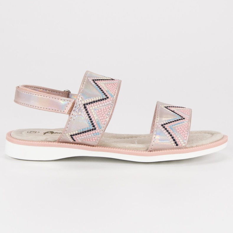 American Club Sandály americké růžový