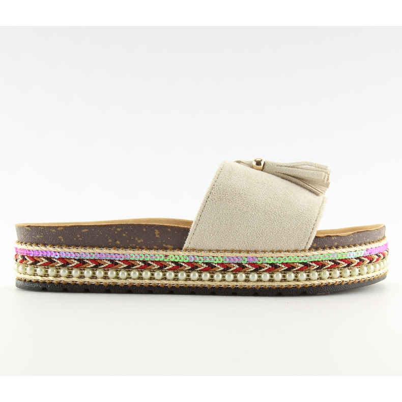 Espadrilles béžová béžová BV-413 béžová béžový