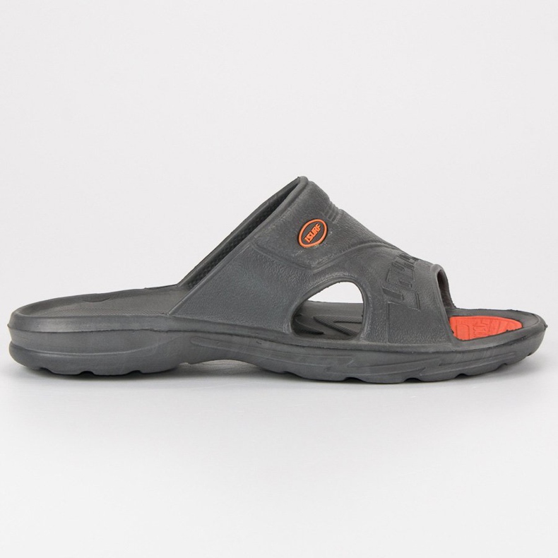 Šedé gumové žabky šedá