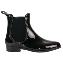 Lakované galoše VINCEZA černý