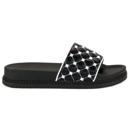 Stylové dámské pantofle černá