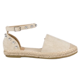 Bestelle Béžové espadrilky béžový