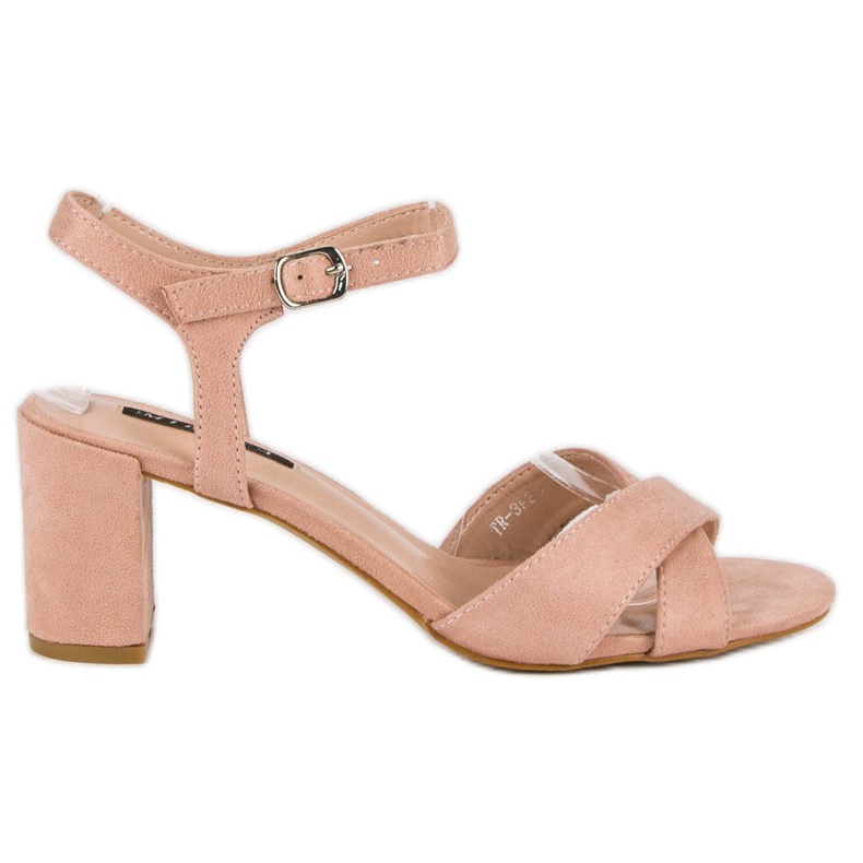 Milaya Růžové sandály na sloupku růžový