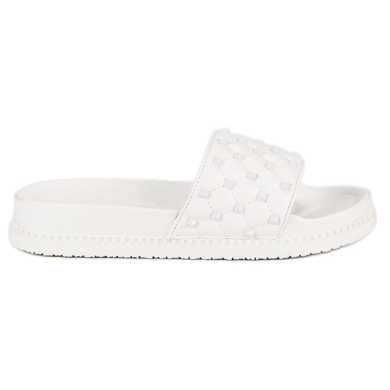 Stylové dámské pantofle bílý Stylové dámské pantofle bílý