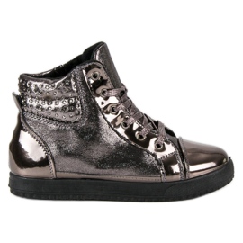 Zavázané tenisky hnědý Zavázané tenisky hnědý