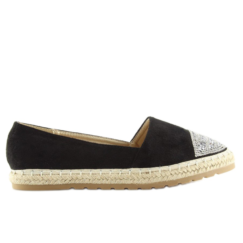 Černé dámské espadrilky H8-102 Black černá