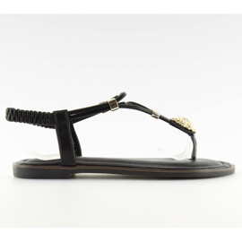 Černé dámské sandály žabky 7537 černá černý