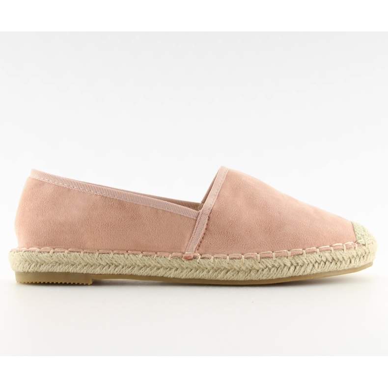 Klasické růžové espadrilky BB05P růžové růžový