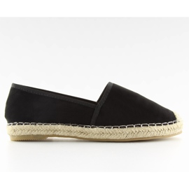 Klasické černé espadrilky BB05P černý
