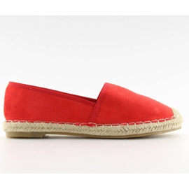 Klasické červené espadrilky BB05P Red červený